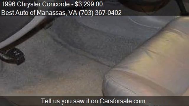 1996 Chrysler Concorde for sale in Manassas, VA 20110 at the смотреть онлайн