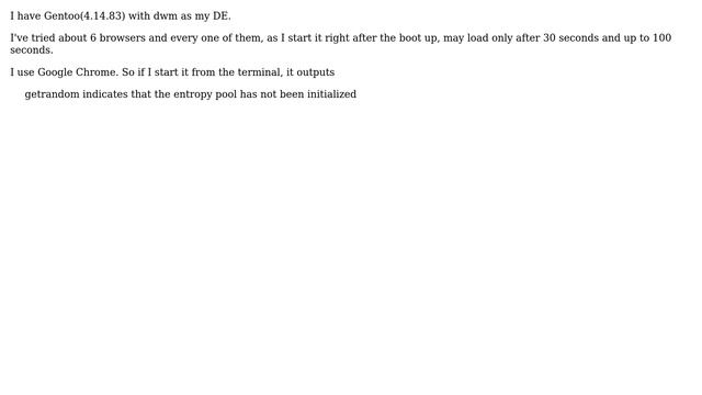 Unix & Linux: Takes too long for any browser to load at the first time смотреть онлайн