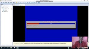 install debian vmware