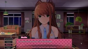 Monika After Story. Monika fala onde o jogo se passa.