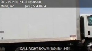 2012 Isuzu NPR Box Truck for sale in Mesa, AZ 85210 at Truck