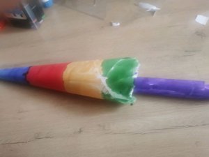 Как зделать тычки из бумаги и клея
