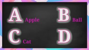 Изучаем алфавид ABCD 😍. ABCD для детей. Давайте учить ABCD весело.