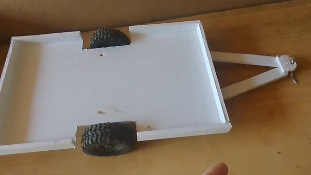 Самодельный прицеп для радиоуправляемой модели. #своимируками