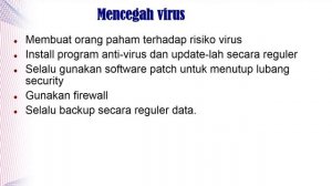 Computer Security - Virus Komputer dan Firewall