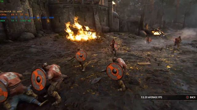 For Honor GTX 970 i5 4460 extreme settings benchmark смотреть онлайн