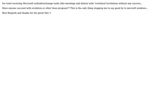 DevOps & SysAdmins: Microsoft exchange/outlook "tasks" in linux/evolution? (3 Solutions!!) смотреть онлайн