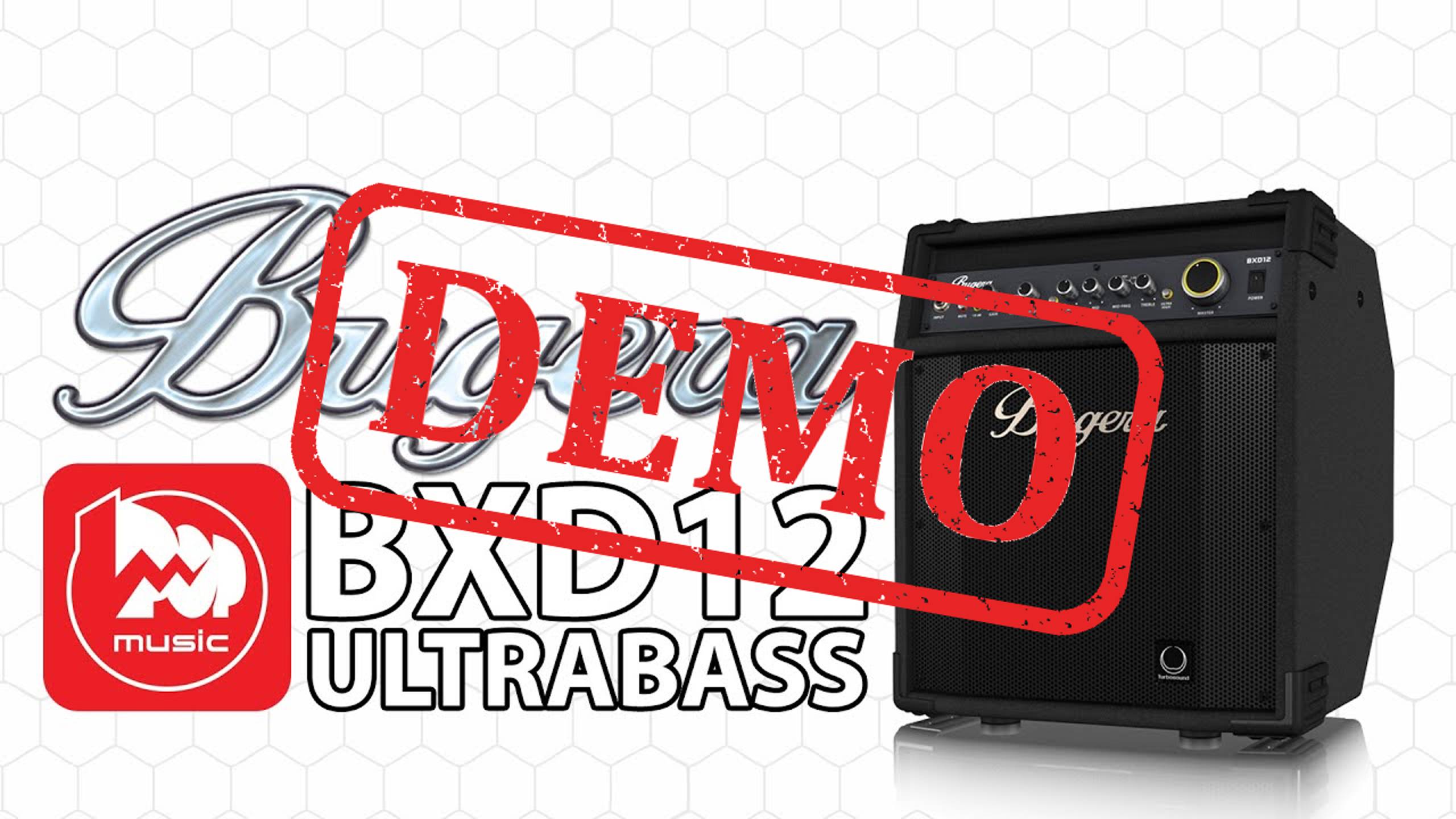 Басовый комбо BUGERA BXD12 ULTRABASS - демонстрация звучания