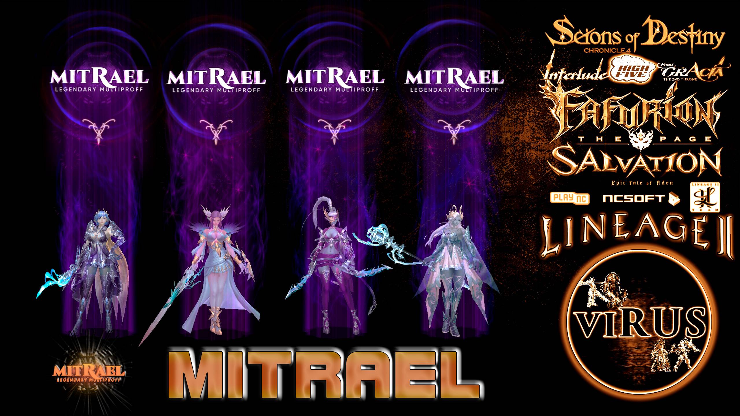 NPC set for MitRael. LINEAGE II-Multiproff Server ◄√i®uS►
