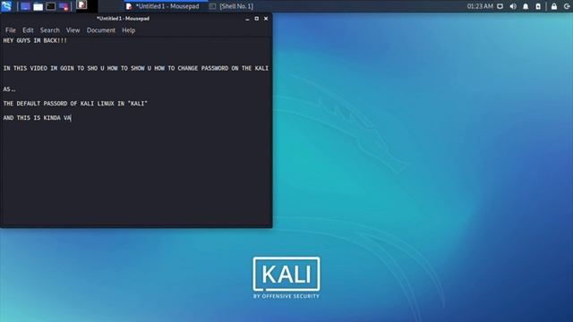 HOW TO CHANGE PASSWORD OF KALI LINUX || KALI LINUX||VIRTUAL MACHINE|| KALI WINDOWS смотреть онлайн