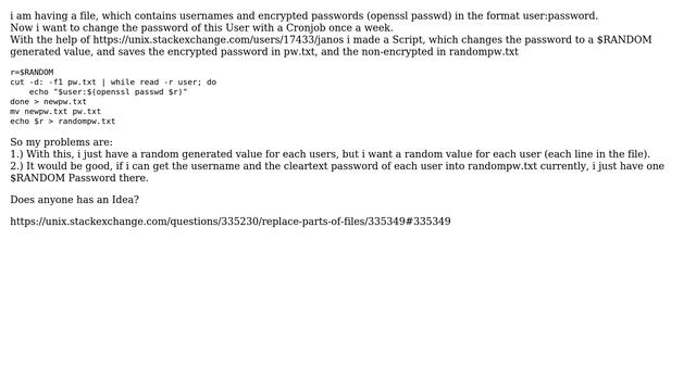 Unix & Linux: Password change Script смотреть онлайн