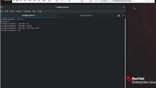 Linux Tutorial - Getting help & man pages in Linux | Man Command  & Help in RHEL 8 -in Marathi