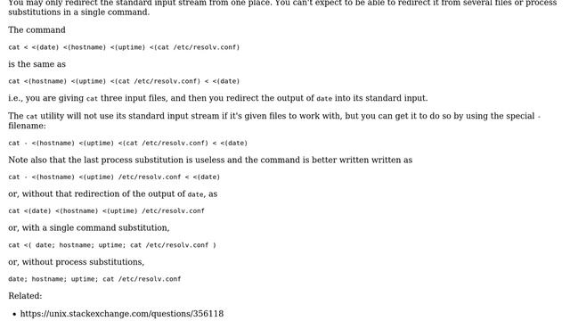Unix & Linux: Process Substitution in Bash (2 Solutions!!) смотреть онлайн