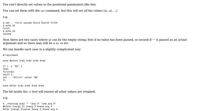 Unix & Linux: How to assign value to input variable in shell? (2 Solutions!!)