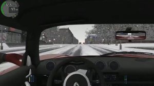 City Car Driving 1.5.0 Tesla Roadster SNOW [Logitech G27]