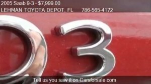 2005 Saab 9-3 LINEAR - for sale in MIAMI, FL 33169