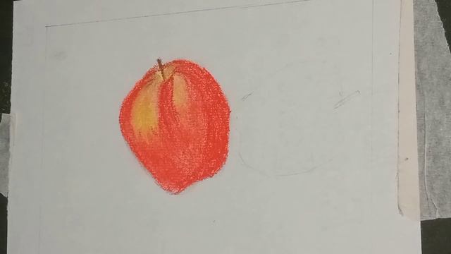 An apple a day keeps doctors away #art #softpastel смотреть онлайн