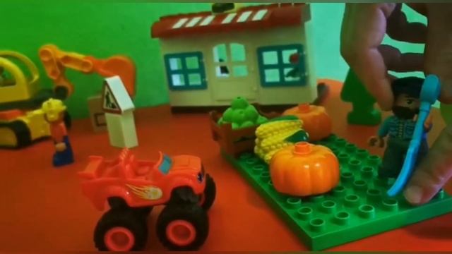 Вспыш и Чудо машинки. На ферме у Старлы. Мультики для детей. смотреть онлайн