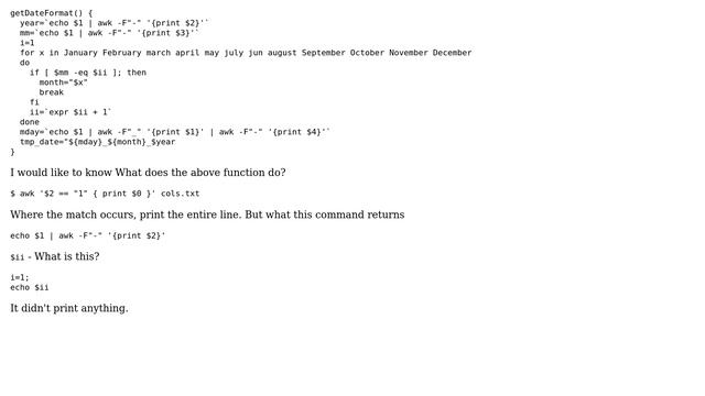 Unix & Linux: please explain below command