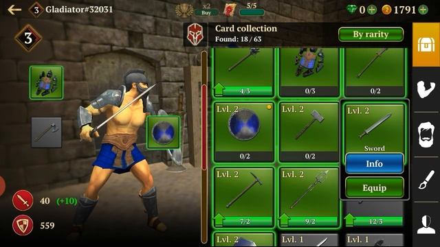 gladiator glory crazy gameplay// Android version// смотреть онлайн