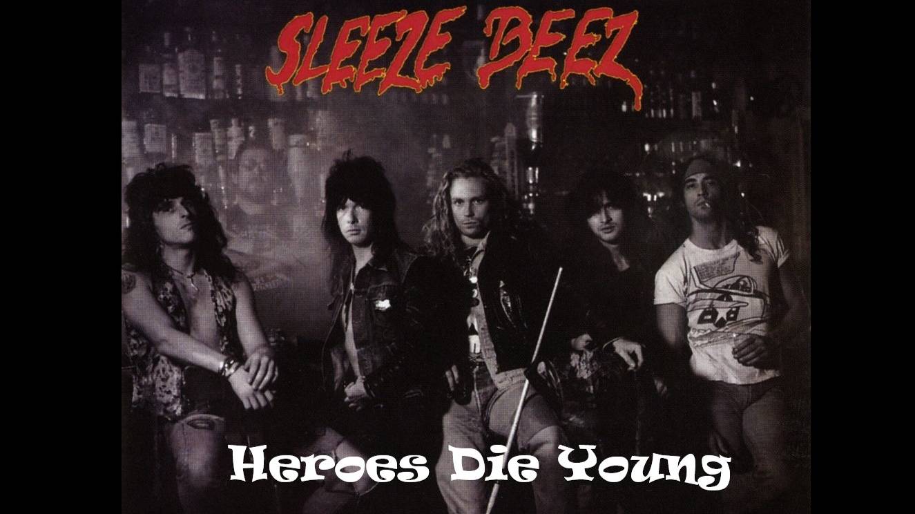 Sleeze Beez - Heroes Die Young (Official Music Video HD/4K)