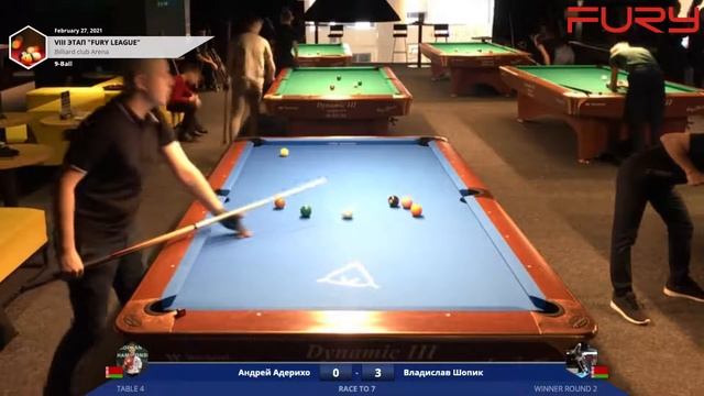 FURY League in Belarus - Stage VIII - Андрей Адерихо vs Владислав Шопик смотреть онлайн