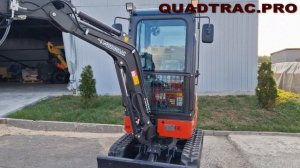 Мини-экскаватор с гидровращателем Quadtrac E22U PRO +7-909-630-90-90