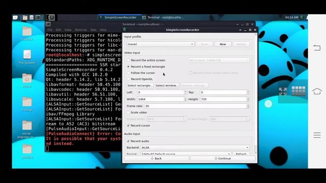 Simple Srcreen Recorder - Installing & recording screen [free tool] in Kali Linux смотреть онлайн