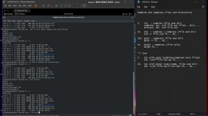 Combine and compress files and directories on CentOS Tar Zip Khmer