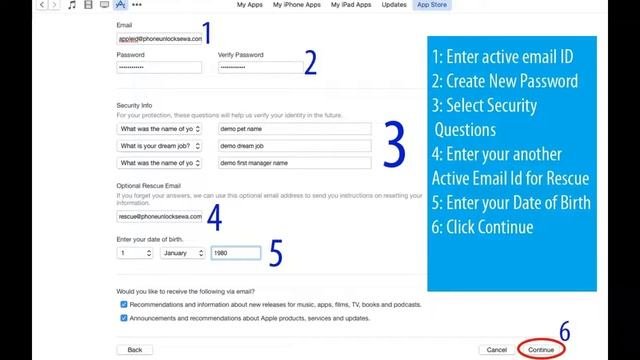 Create Apple ID Without Credit Card From Itunes  Iphon 4,4s,5,5s,5c,6+,6s,6s+100% Success .