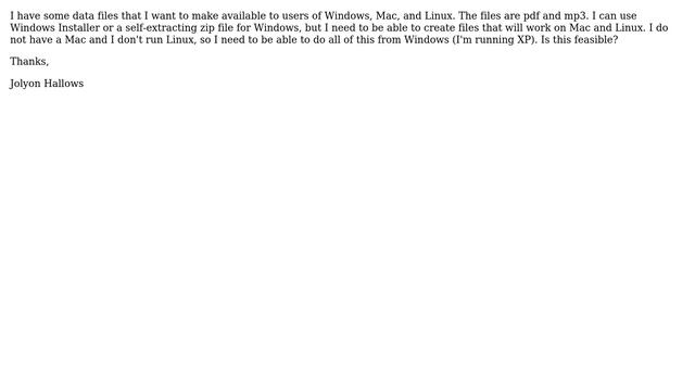 How do I distribute data files across Windows, Mac, and Linux? смотреть онлайн