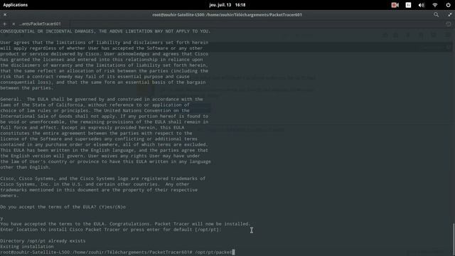 كيفية تتبيت برنامج السيسكو باكيتراسر على نضام تشغيل اللينكس смотреть онлайн
