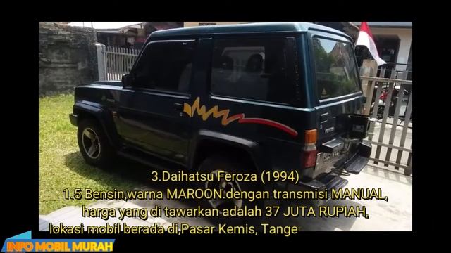 DAIHATSU FEROZA TERMURAH 26 JUTA смотреть онлайн