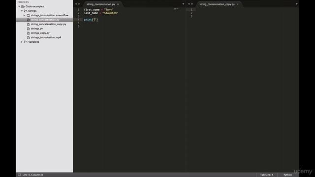 3  How to concatenate strings and variables