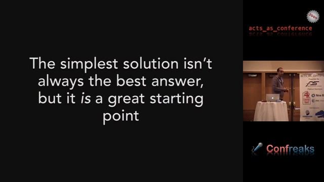 Acts As Conference 2009 - Keynote: Distration, Attention, and Simplicity by Dan Benjamin