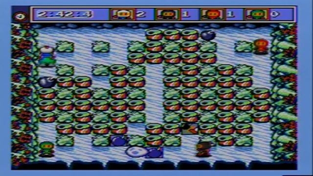Mega Bomber-man Sega Genesis (4) Player Battle VGC Extended Let's Play смотреть онлайн