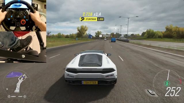 Lamborghini Huracan LP 610-4 - Forza Horizon 4 | Logitech G29 | 2K | 60FPS | смотреть онлайн