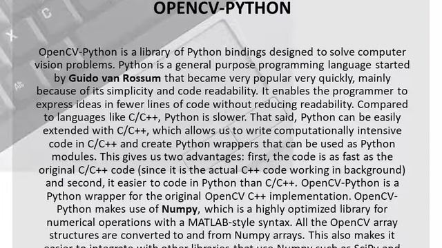 Opencv in Python