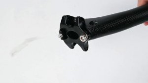 Carbon fiber bicycle seat tube