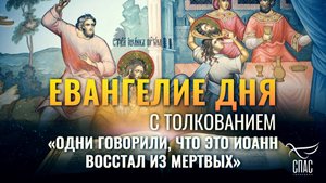 «ОДНИ ГОВОРИЛИ, ЧТО ЭТО ИОАНН ВОССТАЛ ИЗ МЕРТВЫХ» / ЕВАНГЕЛИЕ ДНЯ