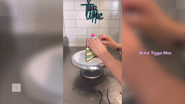 EIOA - Everyday Inspiration Of Art | Cartoon Cake | Artist: Tigga Mac | We Effects - Visual Effect смотреть онлайн