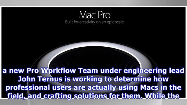 Apple confirms Mac Pro redesign is coming in 2019, not 2018 смотреть онлайн