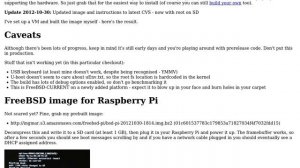 Raspberry Pi: FreeBSD - easiest way to install on my RPi? (2 Solutions!!)