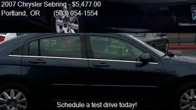 2007 Chrysler Sebring Base 4dr Sedan for sale in Portland, O смотреть онлайн