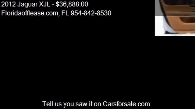 2012 Jaguar XJL Supersport 4dr Sedan for sale in hallandale, смотреть онлайн