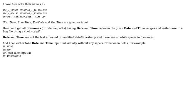 Unix & Linux: Accumulate Filename in a Log file using shell script