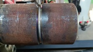 Образец сварки корня шва