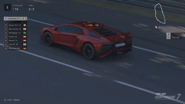 Lamborghini Aventador LP750-4 - Le Mans 3 lap смотреть онлайн