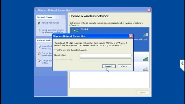How to connect WIN XP to Wi-Fi using wireless receiver смотреть онлайн